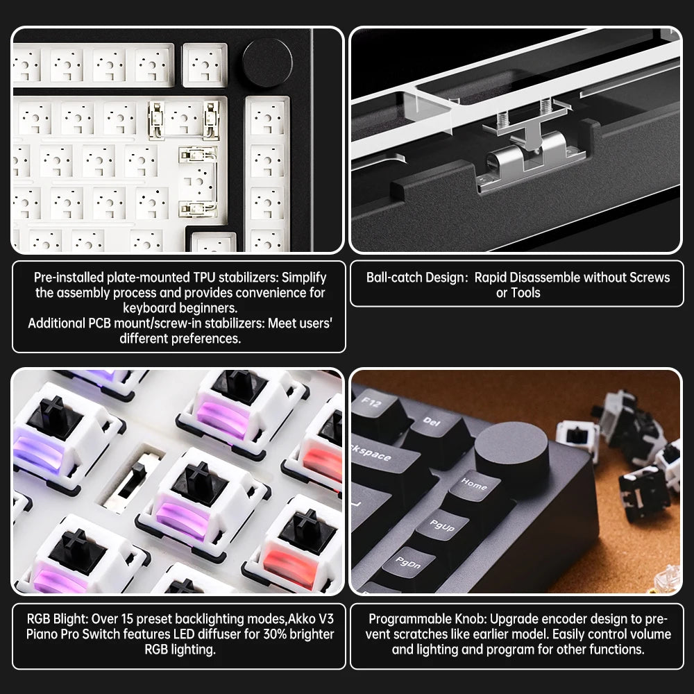 Akko MonsGeek M1 V5 Three-mode Mechanical Keyboard