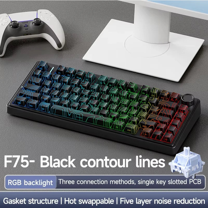AULA F75Pro Wireless Gaming Mechanical Keyboard