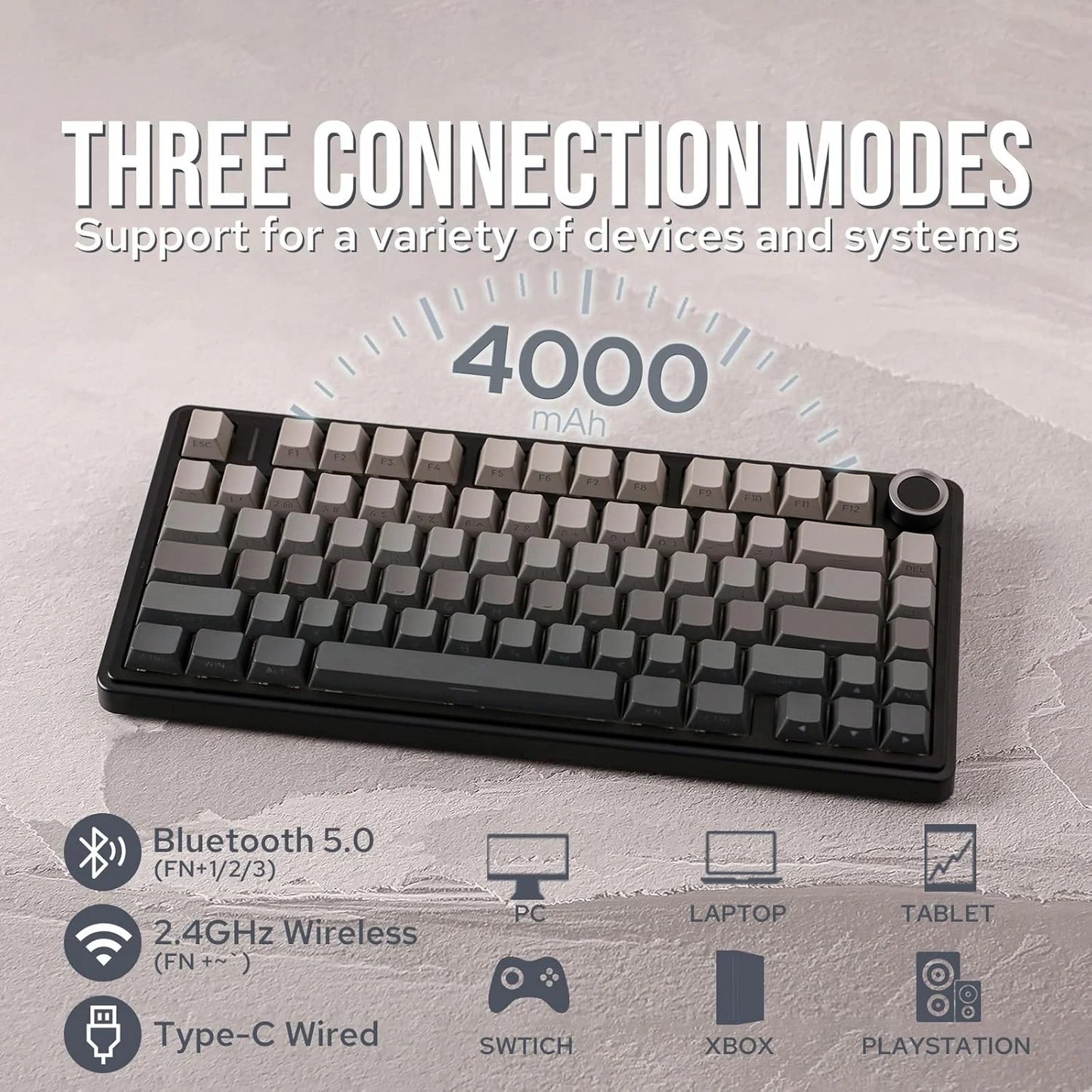 AULA F75Pro Wireless Gaming Mechanical Keyboard