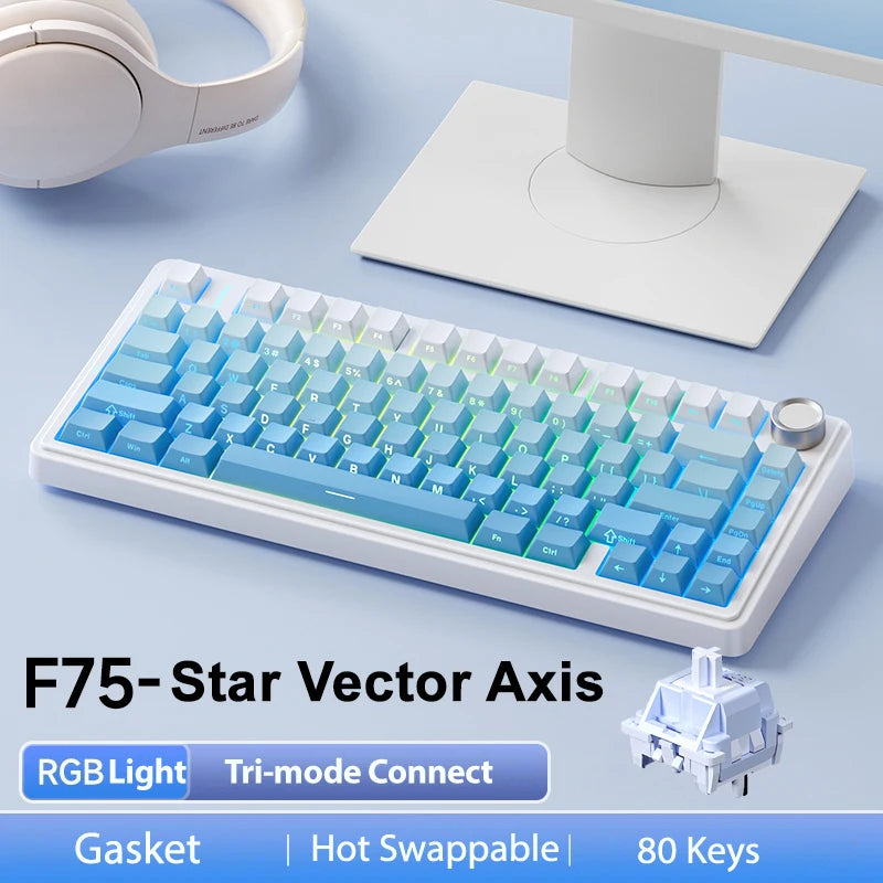 AULA F75Pro Wireless Gaming Mechanical Keyboard