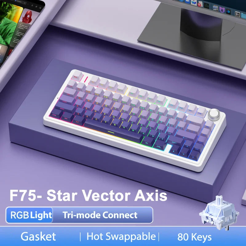 AULA F75Pro Wireless Gaming Mechanical Keyboard