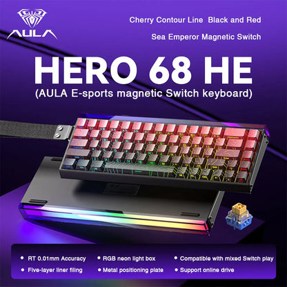 AULA HERO 68HE Magnetic Switch Esports Keyboard with Rapid Trigger